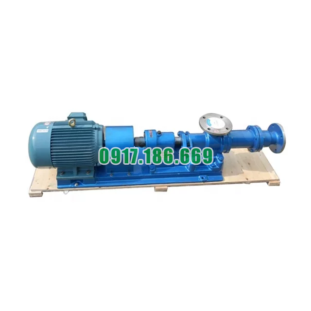 Máy bơm trục vít 0.4 m3/h áp 6bar động cơ 750w