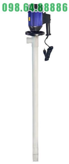 Bơm điện rút hóa chất từ phuy 20–200 lít, chống ăn mòn model JDT-600W