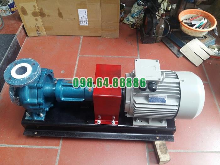 Máy bơm dầu chịu nhiệt RY65-40-250A lưu lượng 20 m3/h, cột áp 51 m, công suất 7.5 kW